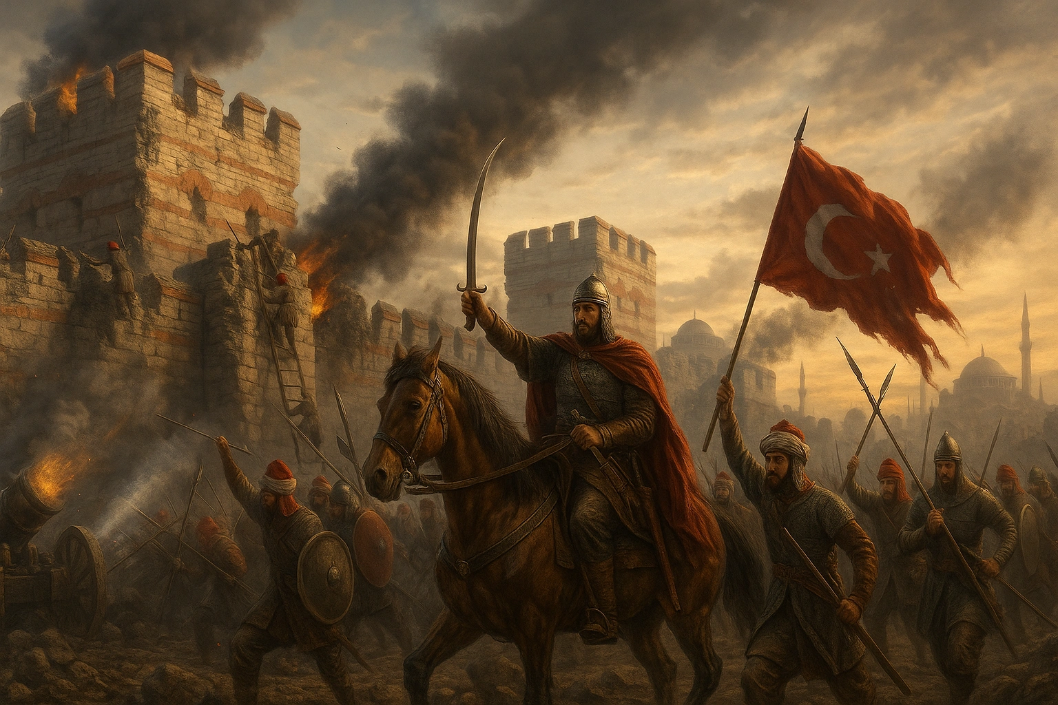 La caída de Constantinopla y el fin de la Edad Media