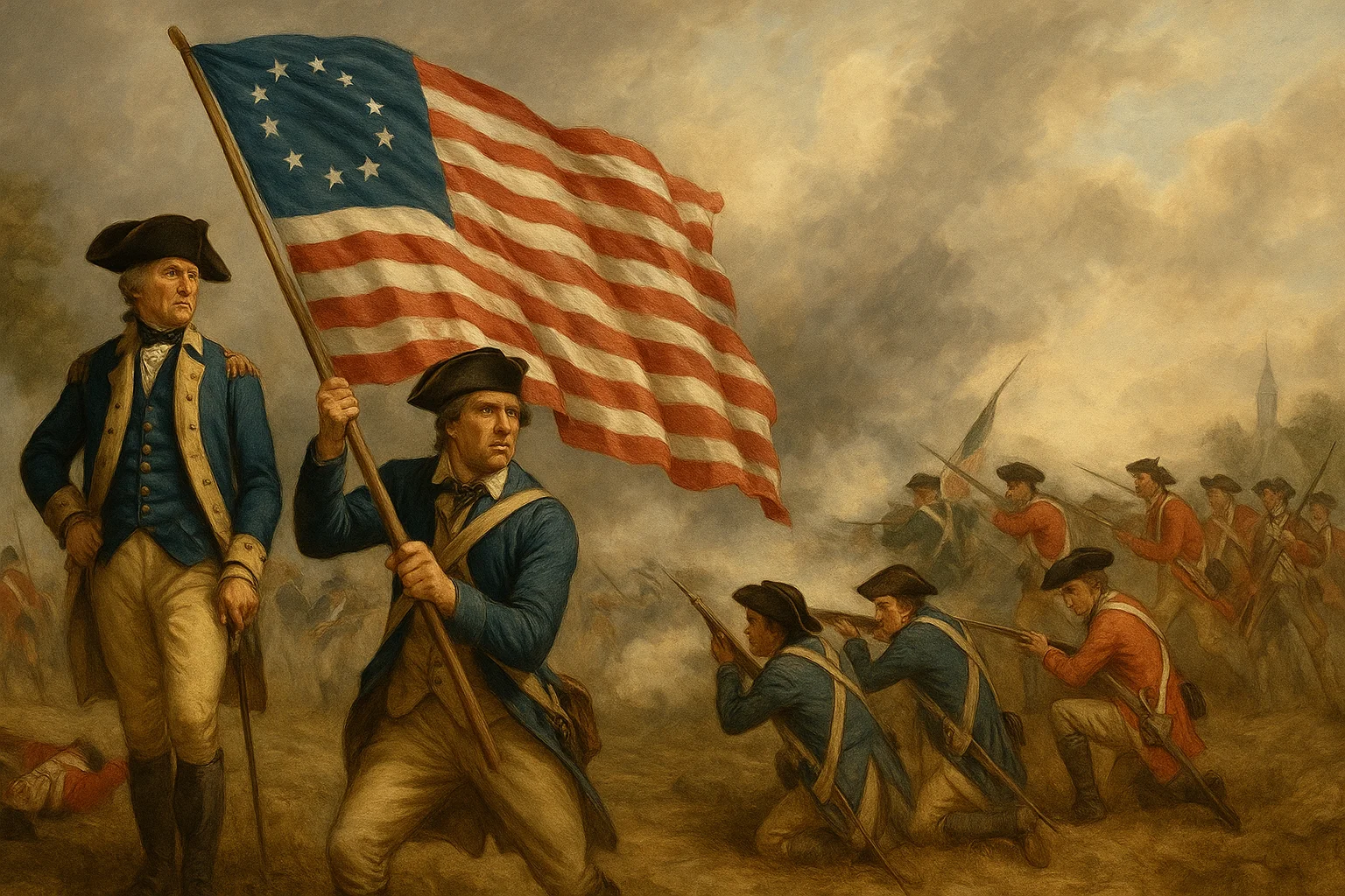 La guerra de independencia de Estados Unidos