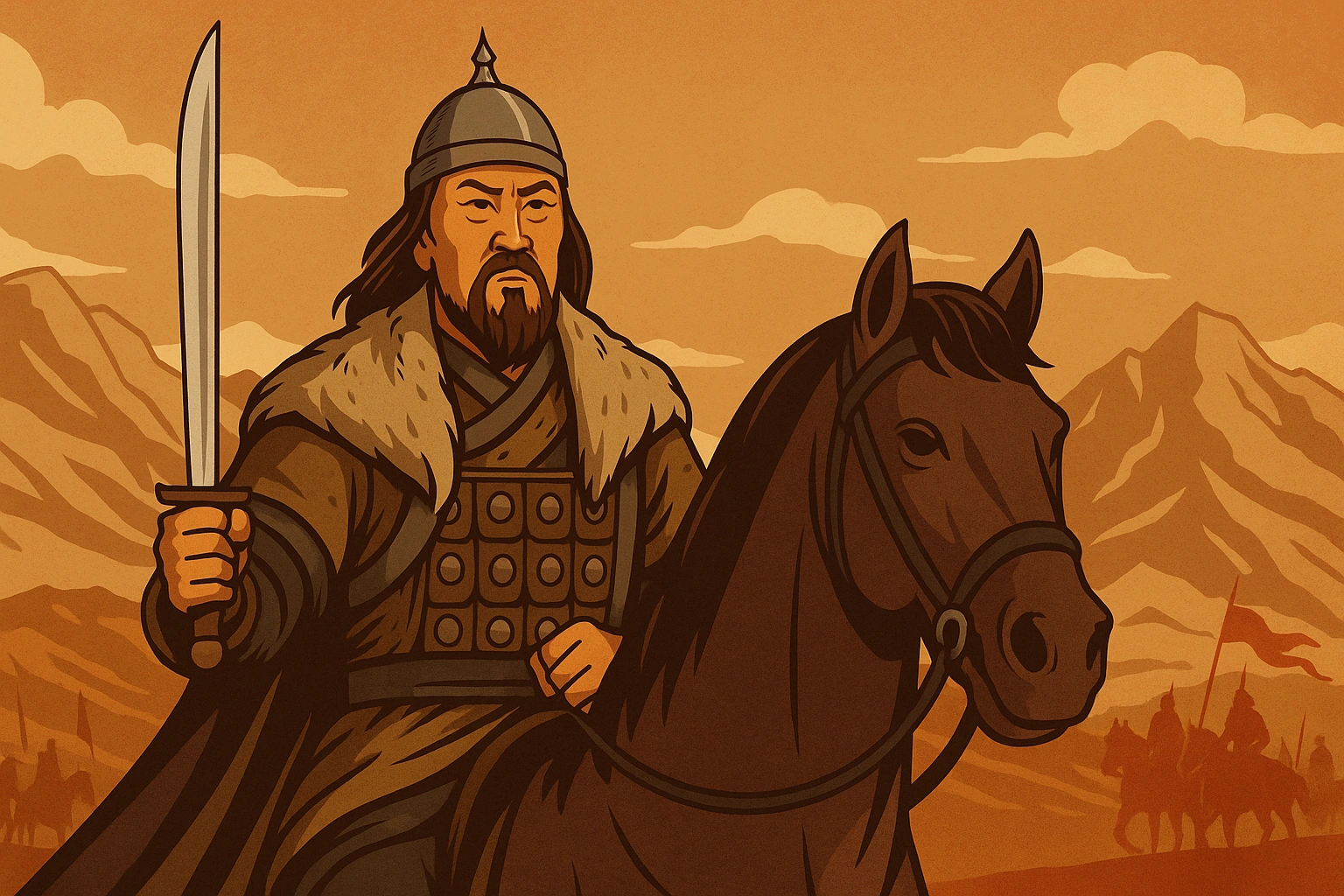 La historia de Genghis Khan el forjador del imperio más grande