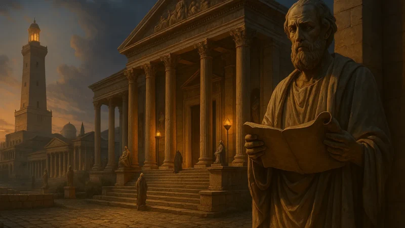 La biblioteca de Alejandría y el conocimiento perdido