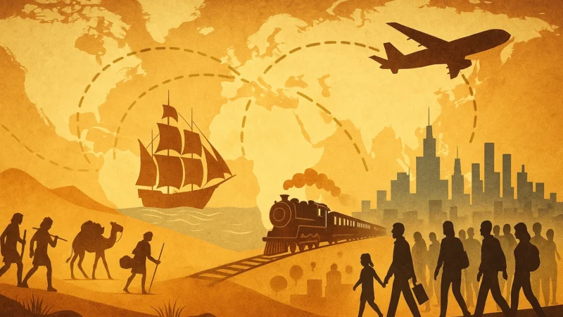 Las migraciones humanas a lo largo de la historia