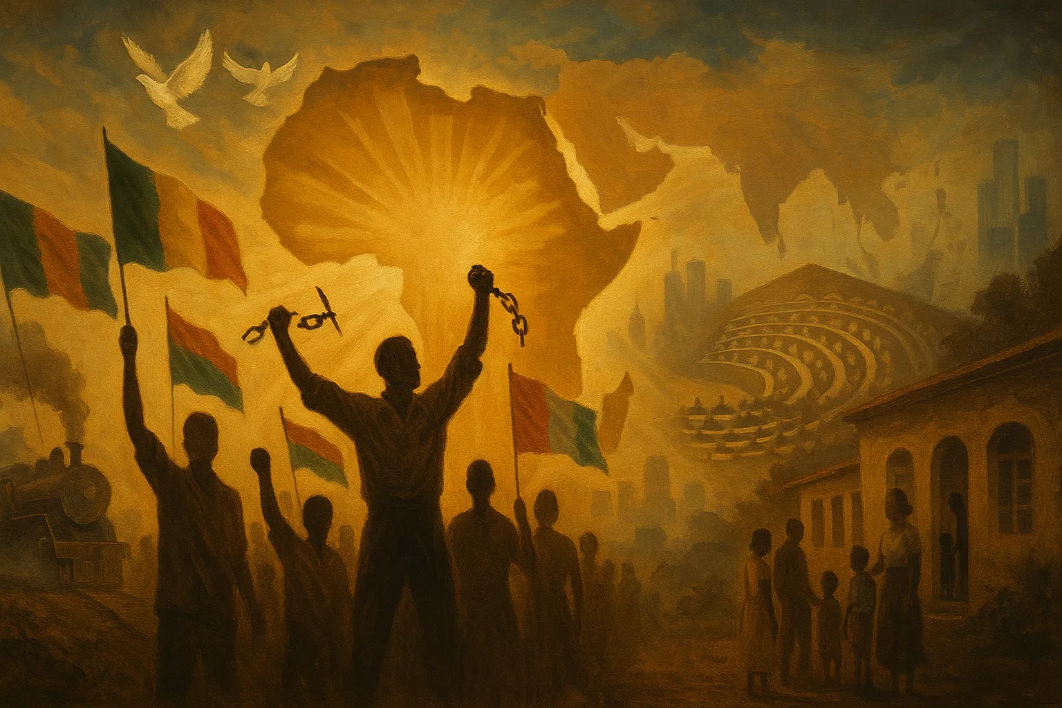 La descolonización del siglo XX África y Asia se levantan